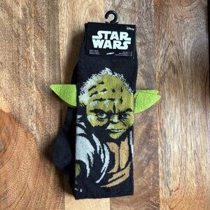 Star Wars Yoda Socks NWT